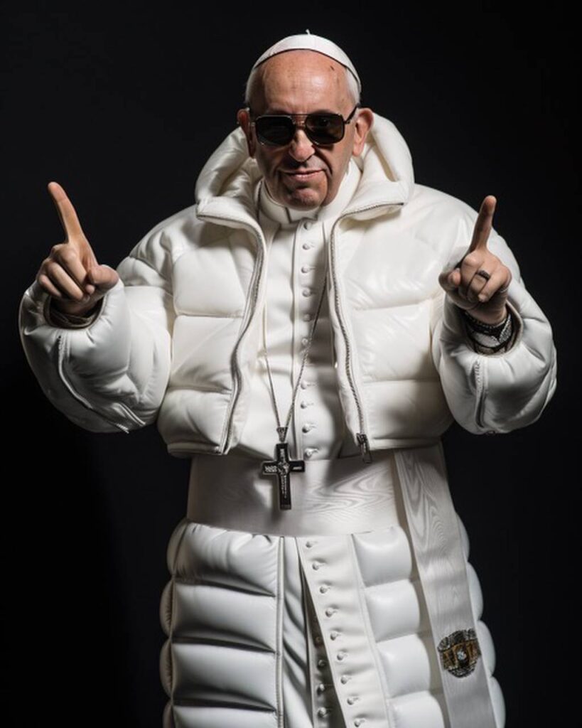pope fake synthography