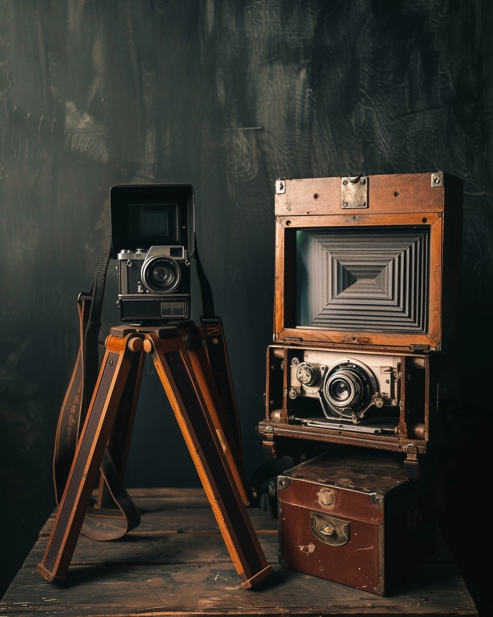 old fashioned camera